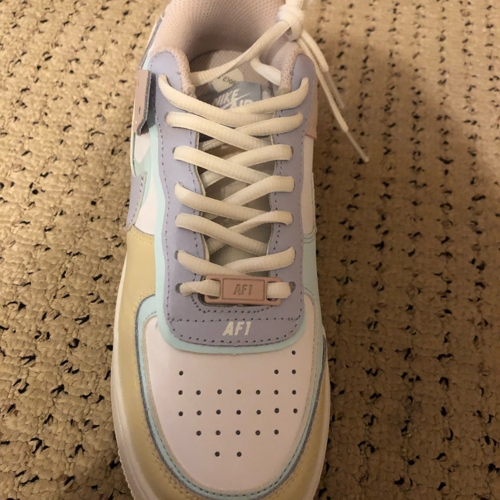 Brand new Nike AirForce 1 pastel.
